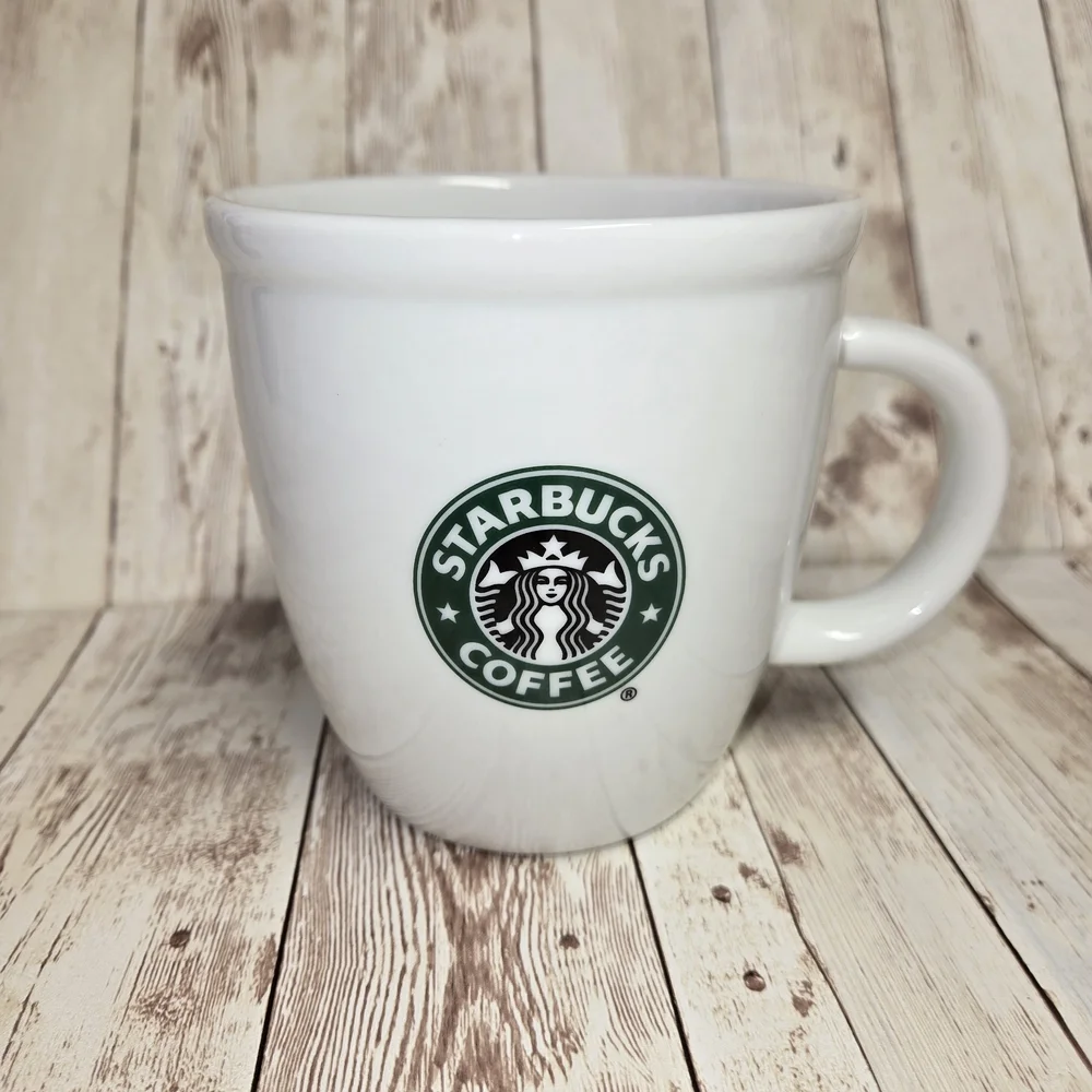 Starbucks Green Logo White Mug